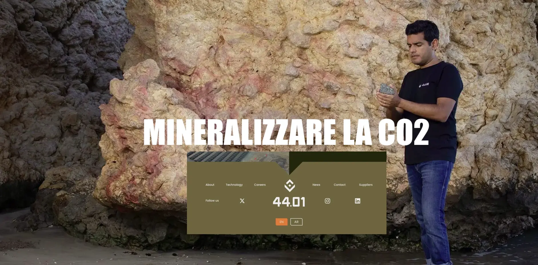 Mineralizzare la CO2